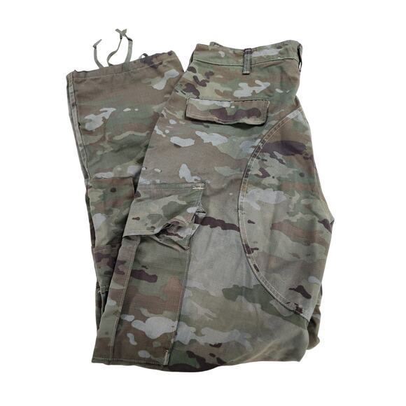 US Army ACU Pants Mens Medium Long OCP Camo Ripstop Cargo Insect Repellent - Picture 1 of 10
